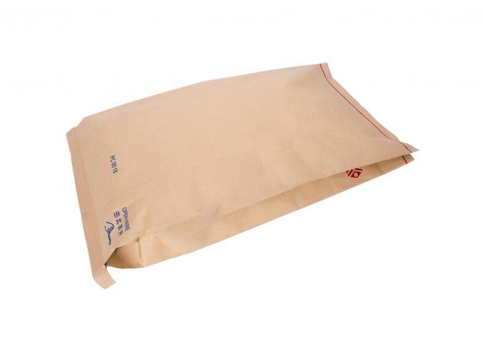 Único/saco de papel costurado dobro do cimento do plástico laminado, sacos de papel da soldadura térmica